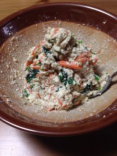 ほうれん草と人参の白和え-レシピのメイン写真