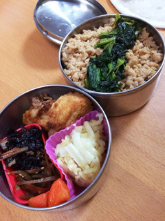 お弁当*そぼろと唐揚げ-レシピのメイン写真