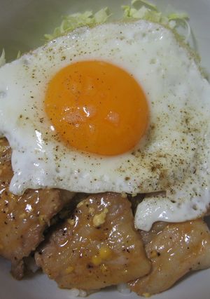 豚の照りマヨ丼-レシピのメイン写真