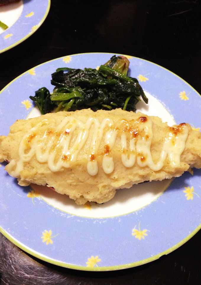 鮭のごまポテトのせ焼き-レシピのメイン写真