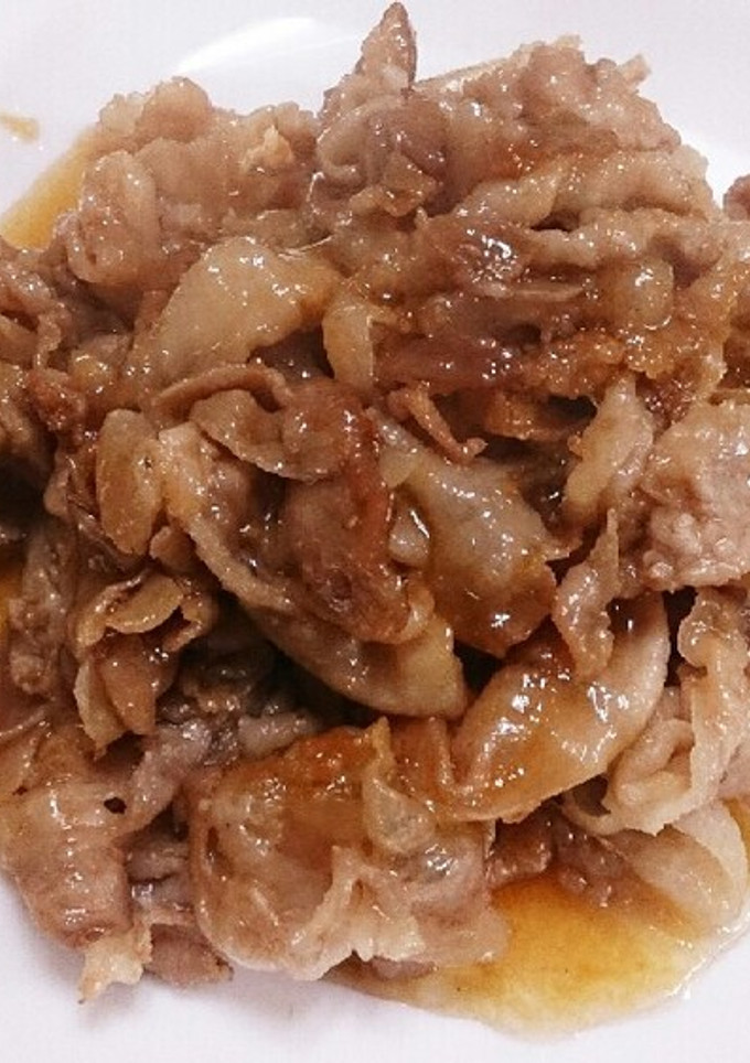 豚バラ切り落としで作る生姜焼き風-レシピのメイン写真