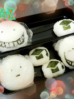 海苔だけでキャラ弁☆殺せんせー-レシピのメイン写真