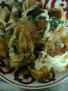電子レンジで簡単!!厚揚げのお好み焼き風-レシピのメイン写真