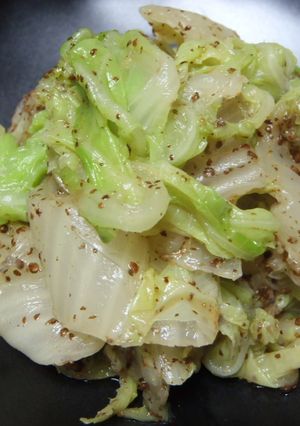 白菜の…白だし、エゴマあえ-レシピのメイン写真