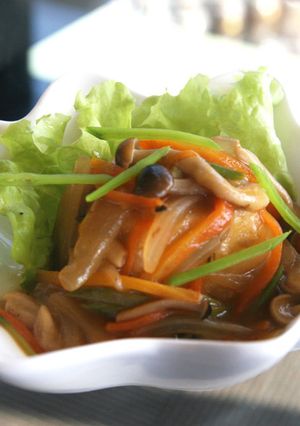 黒酢あんかけ豆腐-レシピのメイン写真