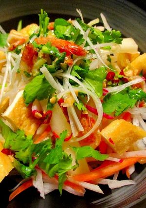 油揚げと大根のアジアン風サラダ-レシピのメイン写真