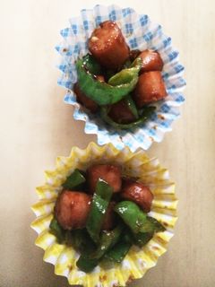 簡単!ピーマンとウインナーの味噌炒め◎-レシピのメイン写真