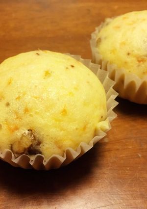にんじんとくるみの蒸しパン-レシピのメイン写真