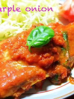 ズボラさんの鯛とバジルのトマト煮-レシピのメイン写真