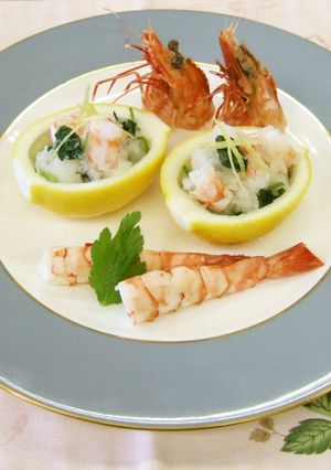 エビのおろし和え　レモン風味-レシピのメイン写真