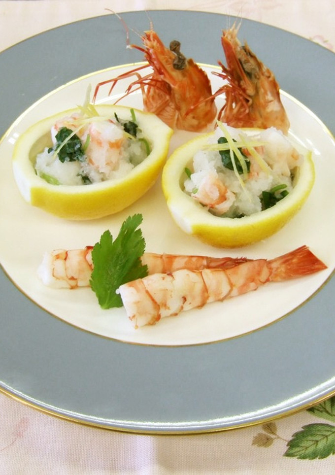 エビのおろし和え　レモン風味-レシピのメイン写真