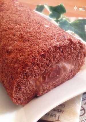 低カロ★魅惑のチョコロールケーキ-レシピのメイン写真