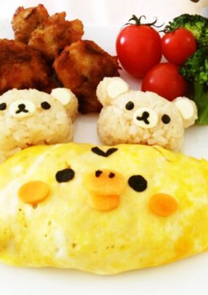 キャラ弁♩リラックマとキイロイトリ-レシピのメイン写真