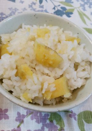 ♪安納芋で☆なんちゃって栗ご飯？♪-レシピのメイン写真