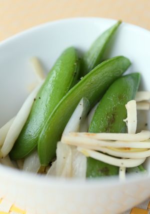 スナップエンドウといかの中華炒め-レシピのメイン写真