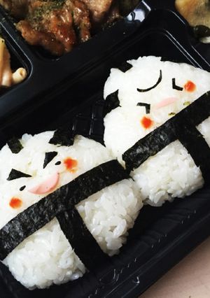キャラ弁★彡どすこい！相撲にぎり-レシピのメイン写真