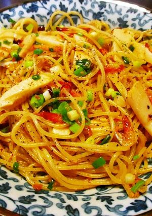 たけのこと桜えびの春パスタ-レシピのメイン写真