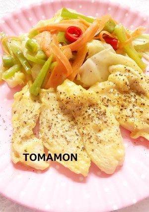 簡単ヘルシー✿鶏むね肉でタンドリーチキン-レシピのメイン写真