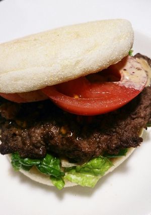 シンプル1番　ビーフハンバーガー-レシピのメイン写真