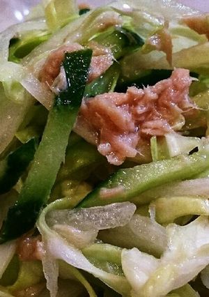 お酢でさっぱり！ツナサラダ-レシピのメイン写真