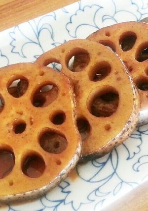 ストウブで♪蒸し焼きレンコン-レシピのメイン写真