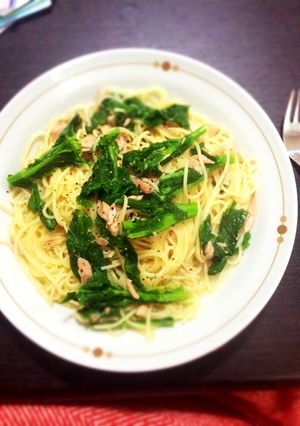 菜の花とシーチキンのパスタ-レシピのメイン写真