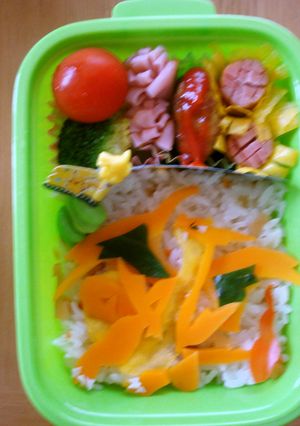 ポケモン☆メガリザードンＹ☆キャラ弁-レシピのメイン写真