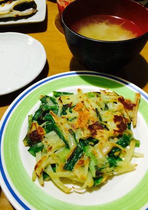 ニラとジャガイモのチーズ焼き-レシピのメイン写真