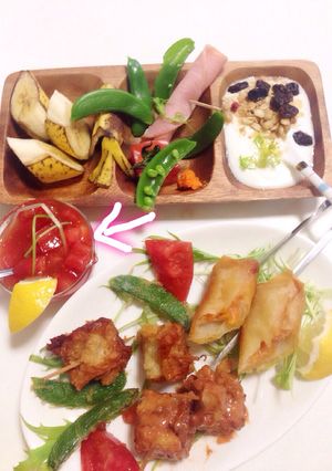 スィートチリトマト添え☆色々カフェ風-レシピのメイン写真
