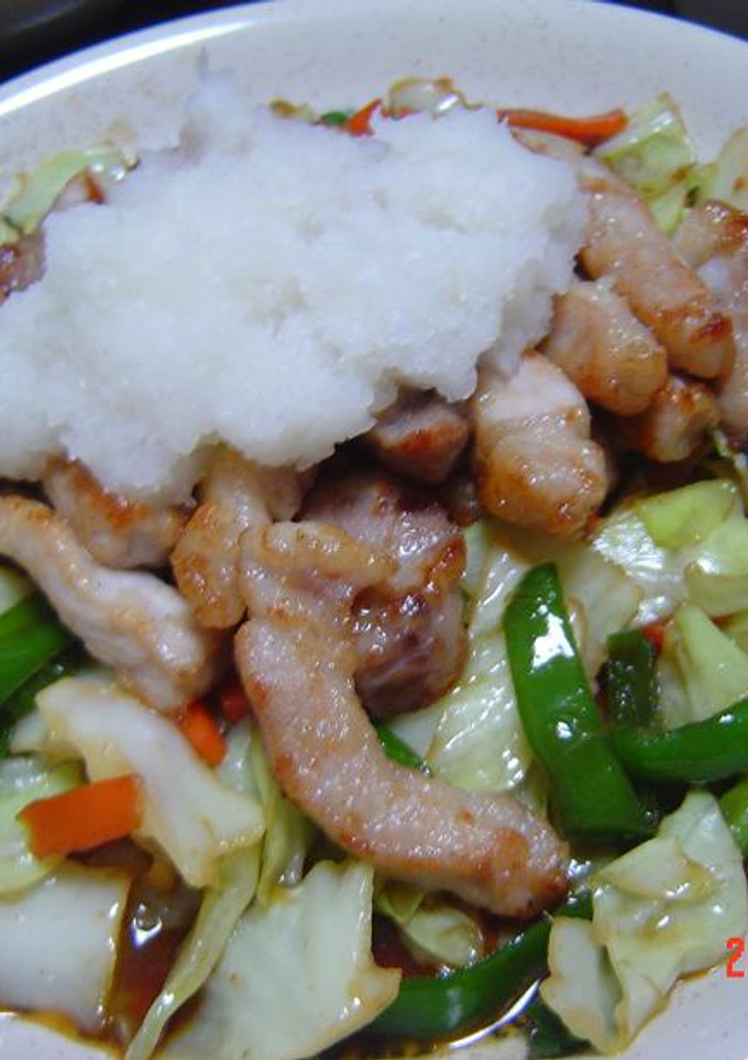 豚ﾛｰｽのｿﾃｰをたっぷり野菜と♪-レシピのメイン写真