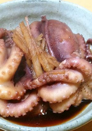 テナガダコの煮付け-レシピのメイン写真