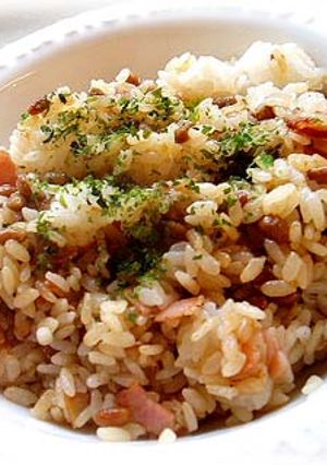 ■簡単!ウマイ■ベーコン納豆チャーハン■-レシピのメイン写真