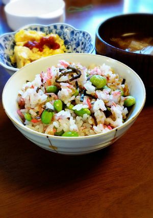 春色にウットリ♡枝豆ごはん-レシピのメイン写真