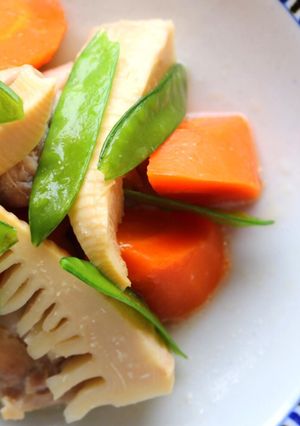 液体塩こうじで簡単!筍と鶏肉の煮物-レシピのメイン写真