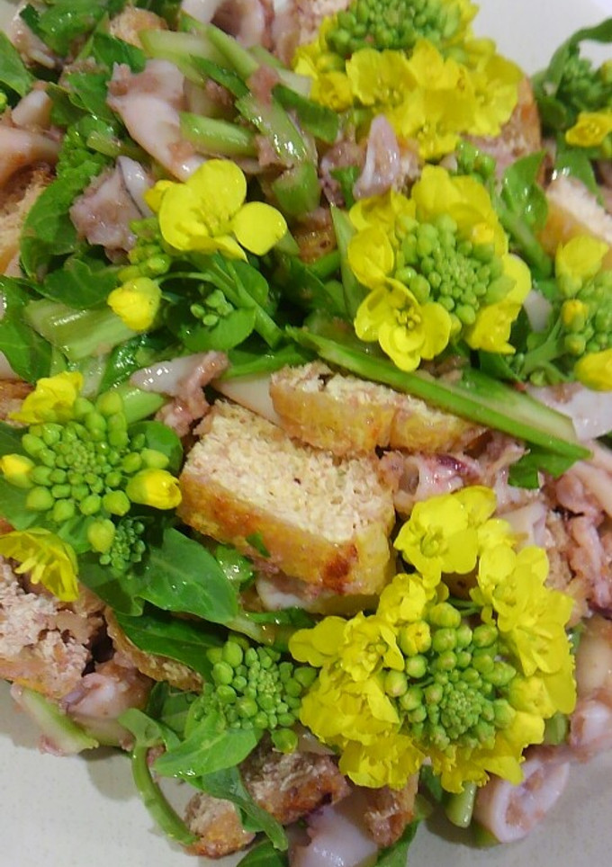 小いか白菜の菜の花和え-レシピのメイン写真