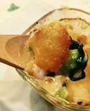 リメイク☆ほうれん草ごま和え チーズ焼き