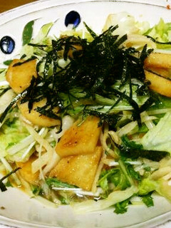 長いもと水菜のサラダ-レシピのメイン写真