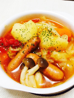 野菜いっぱいトマトポトフ(o^^o)-レシピのメイン写真