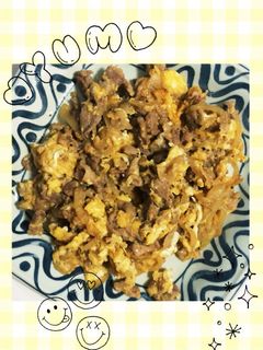 節約✩豚肉と玉ねぎたまごの生姜炒め-レシピのメイン写真