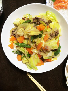 簡単手頃な野菜炒め-レシピのメイン写真