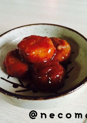 お弁当に！ふわふわもっちり豆腐in肉団子-レシピのメイン写真