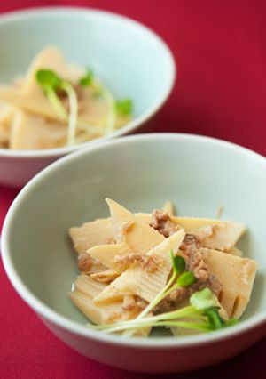 筍の辛子と豚肉のリエット和え-レシピのメイン写真