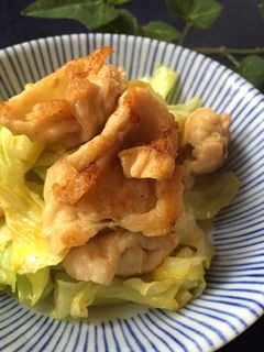 鶏皮なのにヘルシー*柚子ポンキャベツ炒め-レシピのメイン写真