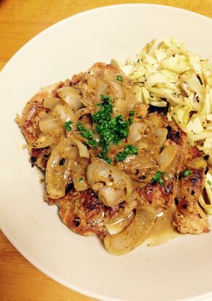 鶏むね肉で、ビストロ風マスタードチキン-レシピのメイン写真