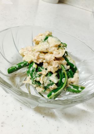 醤油が決め手♡こごみのツナマヨ和え-レシピのメイン写真