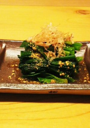ほうれん草のお浸し（自家製ポン酢）-レシピのメイン写真