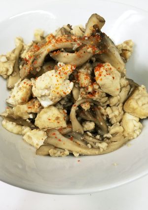 まいたけと豆腐の炒めもの-レシピのメイン写真
