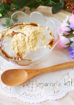 片栗粉で作る♡夏プルっプルのわらびもち-レシピのメイン写真