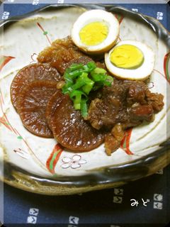 牛すじと大根のどて煮風♪-レシピのメイン写真