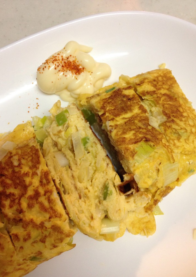 長ネギたっぷり卵焼き-レシピのメイン写真
